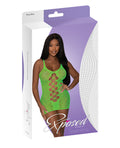 Exposed Seamless Front Whole Dress Lime O/S - Image 4