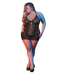 Exposed Sexy Time Sophia Chemise & G-String Black QN - Image 2