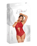 Exposed Sugar & Spice Teddy w/Snap Crotch Red S/M - Image 4