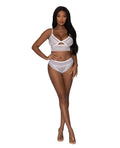Exposed Modern Romance Bralette & Cheeky Hipster White L/XL - Image 2