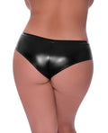 Exposed Club Candy Low Rise Split Crotch Boy Short Black QN - Image 2