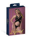 Exposed Rush Merry Widow & Panty Set - Black S/M - Image 5