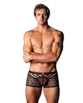 Male Power Love Star Short w/Ring - Black XL