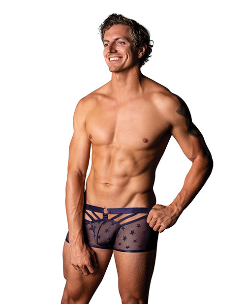 Male Power Love Star Short w/Ring - Purple LG