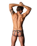 Male Power Pack & Play Jock w/Front Condom Pocket - Rainbow S/M - Image 2