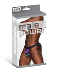 Male Power Galactic Sheer Poly Spandex Strappy Ring Jock Multi Color S/M - Image 3