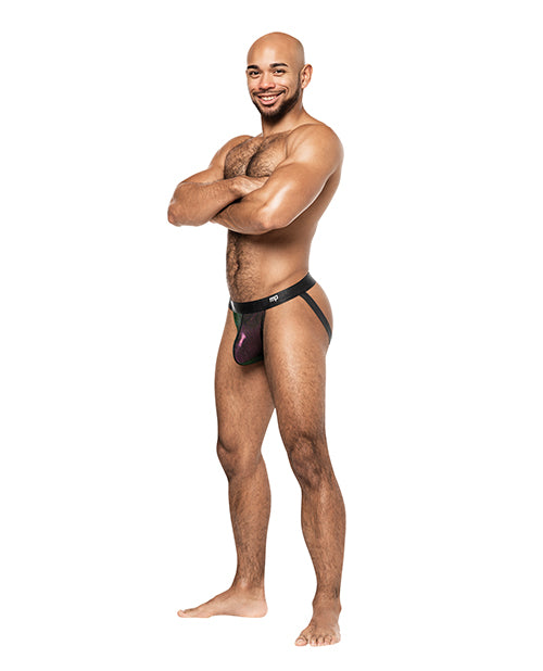 Male Power Hocus Pocus Stretch Poly Spandex Uplift Jock Purple S/M