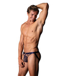 Male Power Love Star Jock w/Ring - Purple L/XL