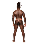 Male Power Rude Awakening Mesh Strap Thong Neon Orange L/XL - Image 2
