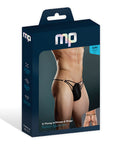 Male Power Male Power G-string w/Straps & Rings Black L/XL - Image 3