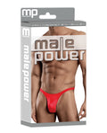Male Power Satin Bong Thong Red L/XL - Image 3