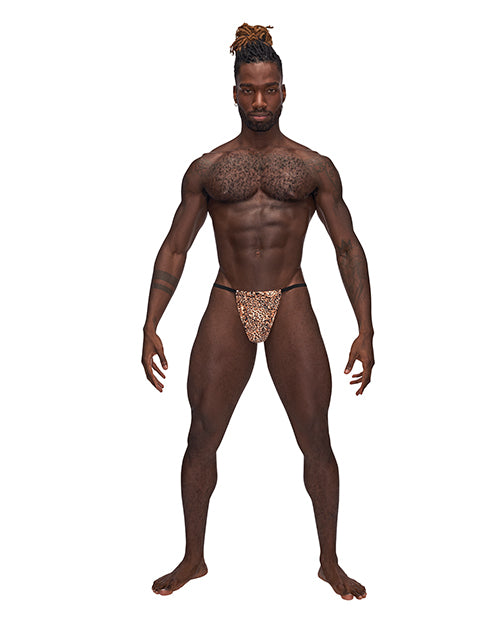 Male Power Male Power Posing Strap Thong Animal Print O/S