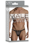 Male Power Male Power Rip off Thong w/Studs Black L/XL - Image 3