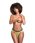 Mapale Sunday Brunch Babe Lace Panty Hot Green L/XL - Image 2