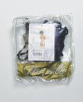 Mapale Star Dancer Wet Look Top w/Matte Side Tie Thong 2 pc Set - Black S/M - Image 3