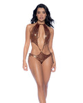 Mapale Golden Hour Metallic Sling w/Side Tie Details - Gold/Copper S/M