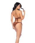 Mapale Golden Hour Metallic Sling w/Side Tie Details - Gold/Copper S/M - Image 2