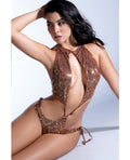 Mapale Golden Hour Metallic Sling w/Side Tie Details - Gold/Copper S/M - Image 3