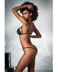 Mapale Mesh & Lace Two in One Teddy w/Detachable Skirt Black L/XL - Image 5