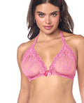 Lacy Halter Top w/Panty 2 pc Set - Pink L/XL (3)