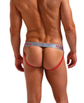 Magic Silk 100% 100% Silk Jock Strap Red S/M - Image 2