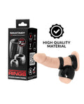 Maxtasy Maxtasy Performance Rings - Black Set of 3