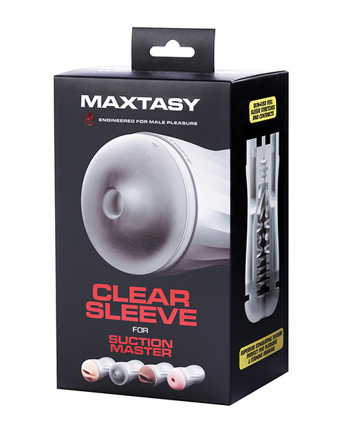 Maxtasy Maxtasy Suction Master Series Sleeve - Standard Clear