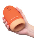Maxtasy Maxtasy Stamina Master Heat up & Vibrating Stroker - Orange - Image 3