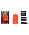Maxtasy Maxtasy Stamina Master Heat up & Vibrating Stroker - Orange - Image 5
