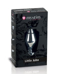 Mystim Mystim Little John Buttplug Small Aluminum - Silver