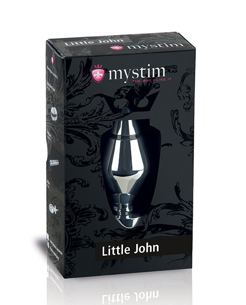Mystim Mystim Little John Buttplug Small Aluminum - Silver