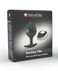 Mystim Mystim Rocking VIbe Silicone Buttplug Small - Black