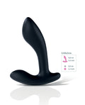 Mystim Mystim Flexing Flavio eStim Silicone Prostate Stimulator - Black - Image 5