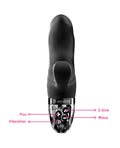 Mystim Mystim Hop Hop Bob eStim Vibrator - Black - Image 3