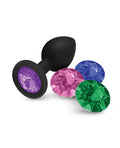 Nobu Nobu Fetish Small Silicone Plug w/Jewels - Black - Image 2