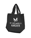 Nobu Nobu My Safe Word Is Harder Reusable Tote - Black