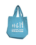 Nobu Nobu Choose Your Weapon Reusable Tote - Blue