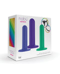 Nobu Nobu Tai Silicone Dildo Set w/Adjustable Strap On - 3 Piece Kit Assorted Colors - Image 5