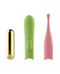 Nobu Nobu Nola Interchangeable Bullet Set - 3 Piece Set Pink/Green - Image 2