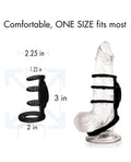 Doctor Love Doctor Love's Zinger Vibrating Cock Cage - Black - Image 2
