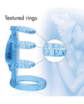 Doctor Love Doctor Love's Zinger Vibrating Cock Cage - Blue - Image 5