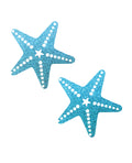 Neva Nude Neva Nude Glitter Starfish Under the Sea Pasties - Blue O/S - Image 2