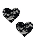 Neva Nude Neva Nude Lace Heart Pasties - Black O/S