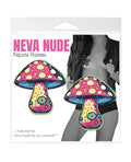 Neva Nude Neva Nude Glitter Shroom Pasties - Red Multi O/S - Image 2