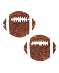 Neva Nude Neva Nude Football Glitter Pasties - Brown O/S