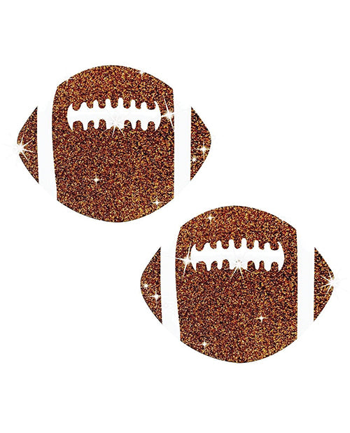 Neva Nude Neva Nude Football Glitter Pasties - Brown O/S