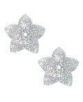Neva Nude Neva Nude Burstin Blooms Crystal Jewel Reusable Silicone Nipple Pasties - Clear O/S