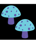 Neva Nude Neva Nude Black Light Glitter Shroom Pasties - Pink/White O/S - Image 2