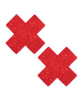 Neva Nude Neva Nude Ravish Me Glitter X Factor Pasties - Red O/S