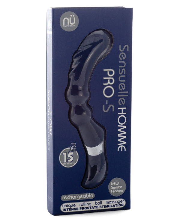 Nu Sensuelle Homme Pro S Prostate Massager - Navy Blue